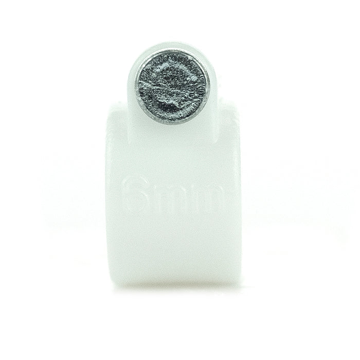 BG CCR6/100 White Round 6mm Cable Clips - 100 Pack - westbasedirect.com