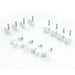 BG CCR6/100 White Round 6mm Cable Clips - 100 Pack - westbasedirect.com