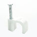 BG CCR7/50 White Round 7mm Cable Clips - 50 Pack - westbasedirect.com