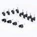 BG CCR7B/100 Black Round 7mm Cable Clips - 100 Pack - westbasedirect.com