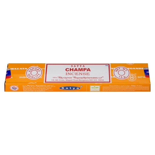 Satya Champa 15g | 1 Pack (12 Sticks) - westbasedirect.com