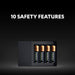 Duracell CEF15 Expert Battery Charger + 4xAA - westbasedirect.com