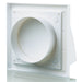 Blauberg BB-CHK-125-3-VKWH Cooker Hood Cowled Wall Shutter Vent Duct Kit Fan Extractor 5" 125mm White - westbasedirect.com