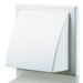 Blauberg BB-CHK-100-3-VKWH Cooker Hood Cowled Wall Shutter Vent Duct Kit Fan Extractor 4" 100mm White - westbasedirect.com