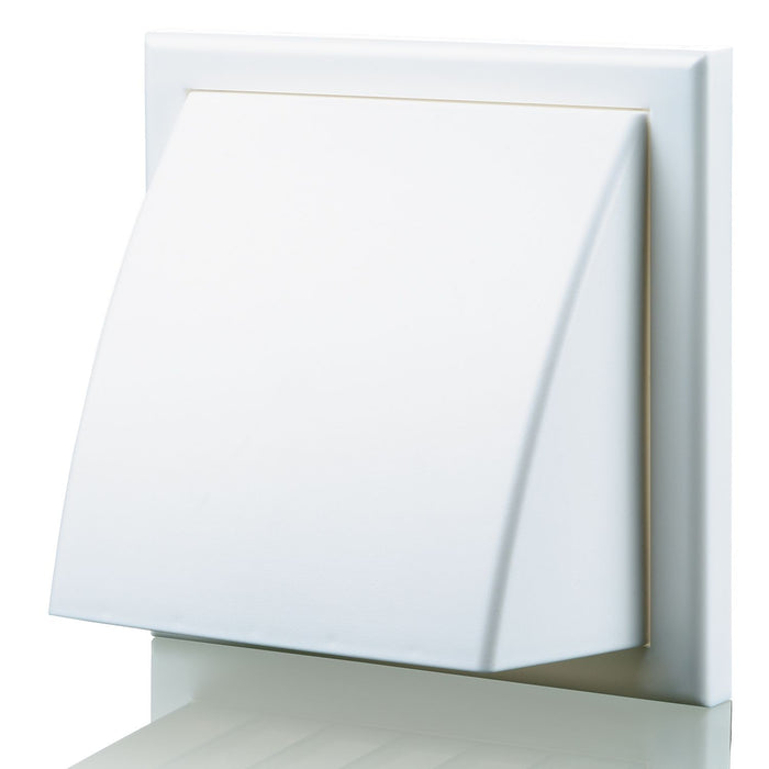 Blauberg BB-CHK-150-3-VKWH Cooker Hood Cowled Wall Shutter Vent Duct Kit Fan Extractor 6" 150mm White - westbasedirect.com