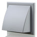 Blauberg DK-150-PVC-GRY Ventilation PVC Flexible Duct Cowled Wall Kit 6" 150mm Grey - westbasedirect.com