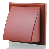 Blauberg DECOR 185X185/125HK TERRACOTTA Plastic Cowled Hooded Air Ventilation Wind Baffle Wall Grille 5
