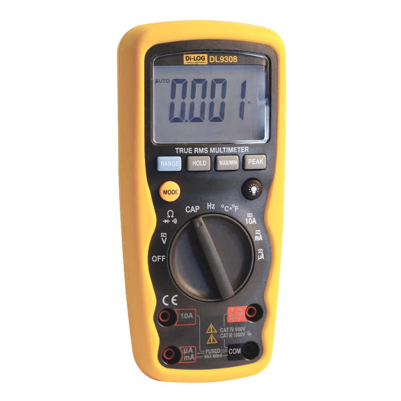 Di-LOG DL9308 True RMS Manual Ranging Digital Multimeter ...