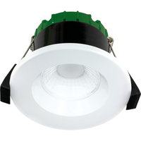 Luceco EFCB60WCC FType Compact Colour Change 6W IP65 Fire Rated Downlight - White