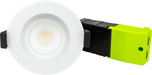 Luceco FType Compact Regressed 6W 3000K IP65 Fire Rated Downlight - White - westbasedirect.com