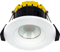 Luceco EFCB60WD2W FType Compact Dim2Warm 6W IP65 Fire Rated Downlight - White