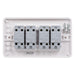 Schneider Electric GGBL1042S Lisse White Moulded 10AX 4G 2-Way Plate Switch (Display Packaged) - westbasedirect.com