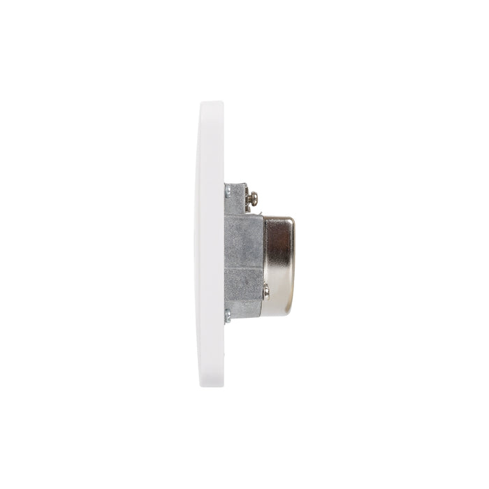 Schneider Electric GGBL7020S Lisse White Moulded Twin TV/FM Co-Axial Socket Outlet (Display Packaged) - westbasedirect.com