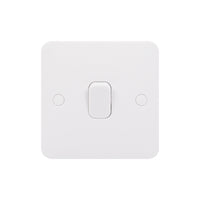 Schneider Electric GGBL1014 Lisse White Moulded 10AX 1G Intermediate Switch