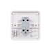 Schneider Electric GGBL1012RBS Lisse White Moulded 10A 1G 2-Way Retractive Switch Printed 'Bell Symbol' - westbasedirect.com