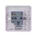 Schneider Electric GGBL3080 Lisse White Moulded 5A 1G Round Pin Unswitched Socket - westbasedirect.com