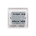 Schneider Electric GGBL1032WS Lisse White Moulded 10AX 3G 2-Way Wide Rocker Switch (Display Packaged) - westbasedirect.com