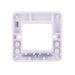 Schneider Electric GGBL8060 Lisse White Moulded 1G 2 Module Euro Plate - westbasedirect.com