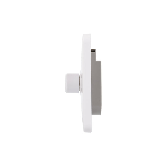 Schneider Electric GGBL6011CS Lisse White Moulded 1G 1-Way 250W/VA Mains & Low Voltage Dimmer Switch - westbasedirect.com