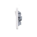 Schneider Electric GGBL3030S Lisse White Moulded 13A DP 2G Switched Socket with Outboard Rockers (Display Packaged) - westbasedirect.com