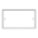Schneider Electric GGBLSPC2S Lisse White Moulded 2G Spacer Frame (Display Packaged) - westbasedirect.com