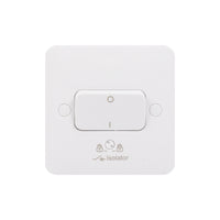 Schneider Electric GGBL1013S Lisse White Moulded 10AX 3 Pole Fan Isolator Switch (Display Packaged)
