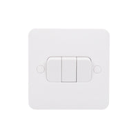 Schneider Electric GGBL1032 Lisse White Moulded 10AX 3G 2-Way Plate Switch