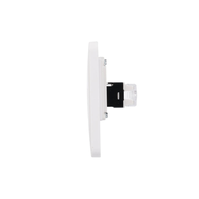 Schneider Electric GGBL7072C6S Lisse White Moulded Twin RJ45 CAT6 Data Socket (Display Packaged) - westbasedirect.com