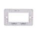 Schneider Electric GGBL8080 Lisse White Moulded 2G 4 Module Euro Plate - westbasedirect.com