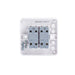Schneider Electric GGBL1022S Lisse White Moulded 10AX 2G 2-Way Plate Switch (Display Packaged) - westbasedirect.com