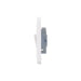 Schneider Electric GGBL1032S Lisse White Moulded 10AX 3G 2-Way Plate Switch (Display Packaged) - westbasedirect.com