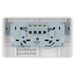 Schneider Electric GGBL30212DS Lisse White Moulded 13A 1G-2G DP Switched Converter Socket (Display Packaged) - westbasedirect.com