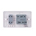 Schneider Electric GGBL10131R Lisse White Moulded 10A 3 Pole Isolator & 10AX 1G 2-Way Switch - westbasedirect.com