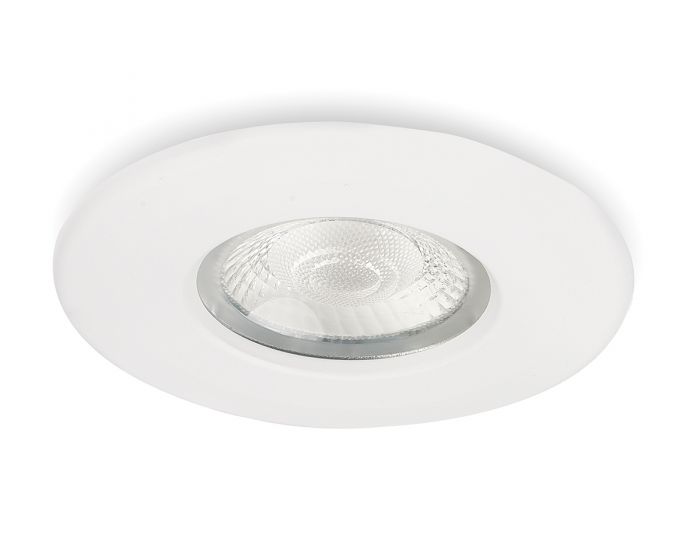 Collingwood DLE5245500 H2 Pro IP65 5W-7W Lumen & CCT Switch Fixed Fire Rated Downlight, Bezel Not Included - westbasedirect.com