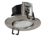 Collingwood DL490BS5530 H4 Lite 4.3W Dimmable LED Fire-Rated Downlight 3000K Brushed steel - westbasedirect.com