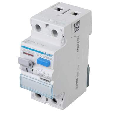 Contacteur 63A 4 contacts à Fermeture Bobine en 230V HAGER ESC463