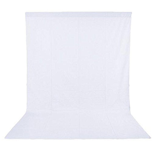 Phot-R 3x6m White 100% Cotton Backdrop - westbasedirect.com
