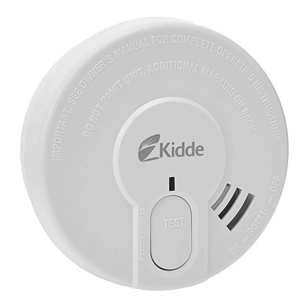 Kidde KS29D-UKB Battery Powered Optical Smoke Alarm 4" 9V Battery Test Button - westbasedirect.com