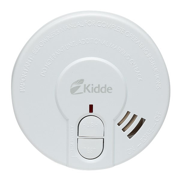 Kidde 29HDRB Battery Powered Optical Smoke Alarm 4" 9V Battery Test/Hush Button - westbasedirect.com