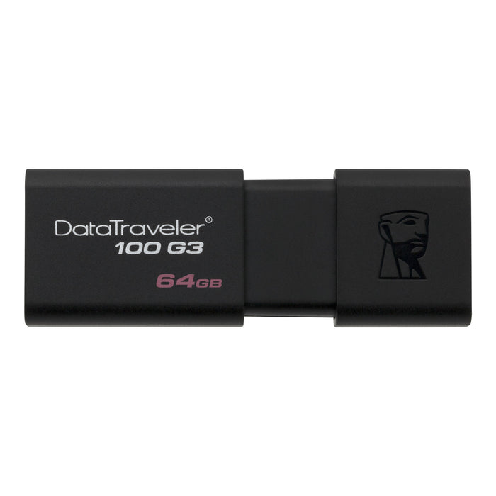 Kingston 64GB USB 3.0 DataTraveler 100 G3 (100MB/s read) - westbasedirect.com