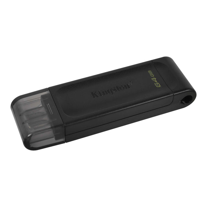 Kingston 64GB USB-C 3.2 Gen 1 DataTraveler 70 - westbasedirect.com
