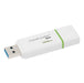 Kingston 128GB USB 3.0 DataTraveler I G4 (White + Blue) - westbasedirect.com