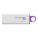 Kingston 64GB USB 3.0 DataTraveler I G4 (White + Violet) - westbasedirect.com