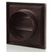 Blauberg DECOR 155X155/100G BROWN Plastic Vented Back Draught Air Gravity Shutter Ventilation Grille 4" 100mm - westbasedirect.com