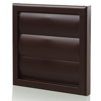 Blauberg DECOR 155X155/100G BROWN Plastic Vented Back Draught Air Gravity Shutter Ventilation Grille 4