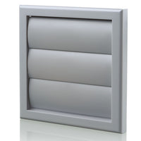 Blauberg DECOR 155X155/100G GREY Plastic Vented Back Draught Air Gravity Shutter Ventilation Grille 4