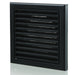 Blauberg BB-CHK-125-3-VSBL Cooker Hood Fixed Blade Grille Wall Vent Duct Kit Fan Extractor 5" 125mm Black - westbasedirect.com