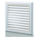 Blauberg BB-CHK-100-3-VSWH Cooker Hood Fixed Blade Grille Wall Vent Duct Kit Fan Extractor 4" 100mm White - westbasedirect.com