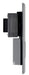 BG NBS20B Nexus Metal Dual Voltage Shaver Socket/Black - Brushed Steel - westbasedirect.com
