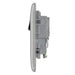 BG NBS21G Nexus Metal Single Socket 13A - Grey Insert - Brushed Steel (10 Pack) - westbasedirect.com